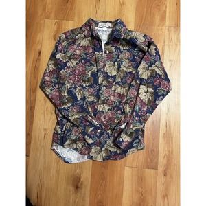 Orvis Vintage Floral Vintage Button down